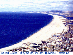 Picture of Chesil Beach, Weymouth Dorest.  England.